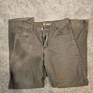 Carhartt Relaxed Fit Brown Women's Jeans